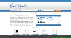 Desktop Screenshot of notensuche.de