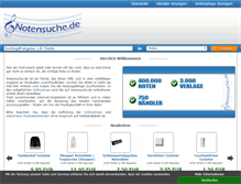 Tablet Screenshot of notensuche.de